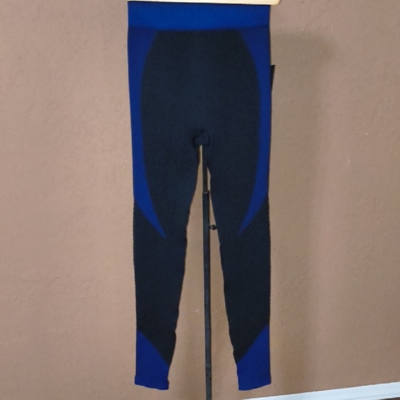 Fashion Nova Pants - NWT Fashion Nova Speed Cycle Seamless Active Legging Blue Combo XS/Small